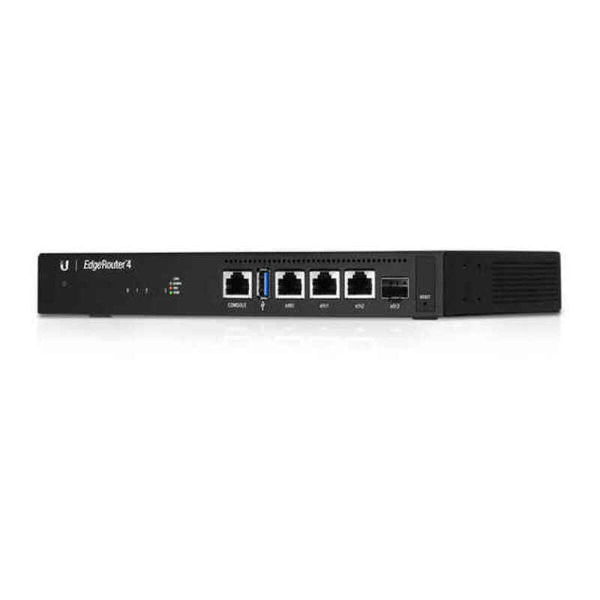 Router gigabit - UBIQUITI EdgeRouter 4, sort