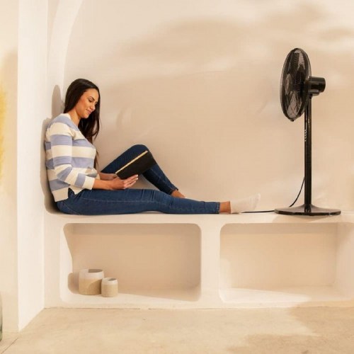 Gulvventilator EnergySilence 555 2in1 Smart XL - Sort 55 W