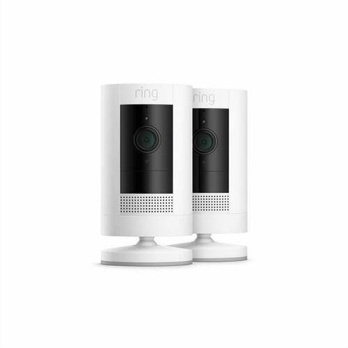 Overvågningskamera Wi‑Fi Amazon Ring Stick Up Cam Battery - hvid