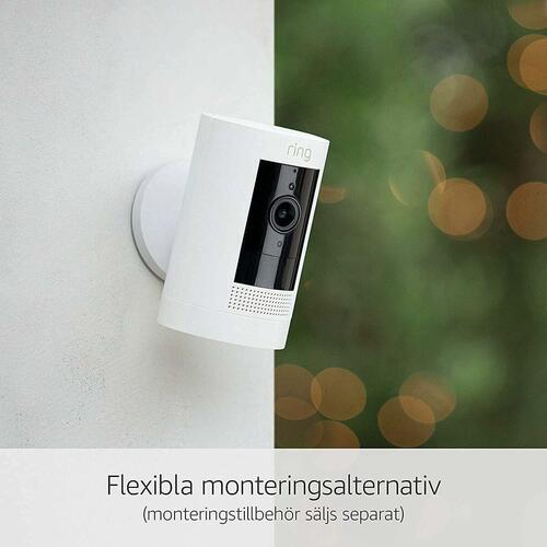 Overvågningskamera Wi‑Fi Amazon Ring Stick Up Cam Battery - hvid