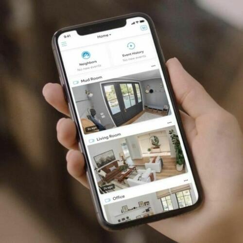 Overvågningskamera Wi‑Fi Amazon Ring Stick Up Cam Battery - hvid