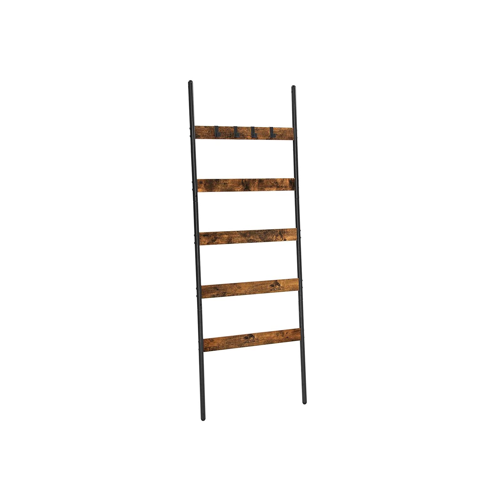 Tæppestige 5-trins 65 cm bred, industrielt look i rustik brun/sort