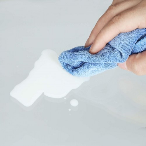 Sidebord rundt hærdet glas og gylden metalramme, lille sofabord/natbord, guld LGT20G (Ø 50 × H 55 cm)