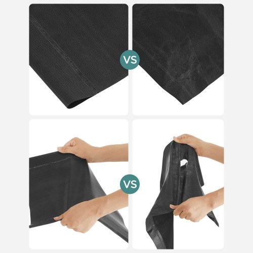 Skostativ 10 niveauer pladsbesparende, 33 × 33 × 173 cm, sort