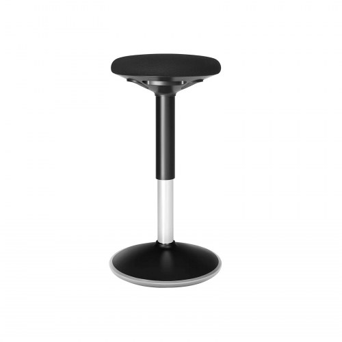 Ståstol til skrivebord ergonomisk vippe-stol, 360° drej, højdejusterbar 60–85 cm, sort