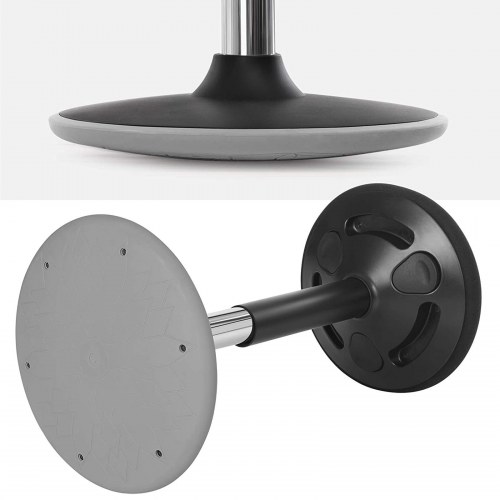 Ståstol til skrivebord ergonomisk vippe-stol, 360° drej, højdejusterbar 60–85 cm, sort