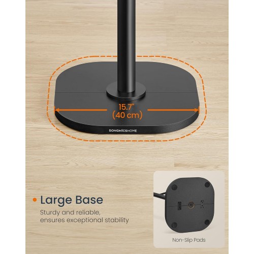 Stumtjenere gulv HOME kaktusformet knagerække, 8 kroge, 175,3 cm, sort