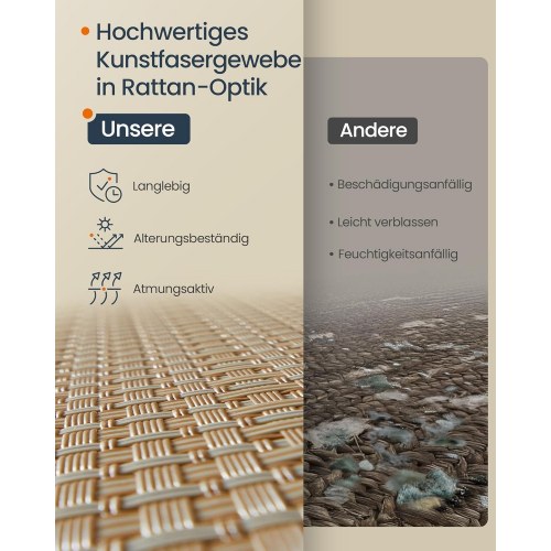 Vasketøjskurv med hjul HOME, 2 rum, 100 l, med låg, natur beige/mat hvid