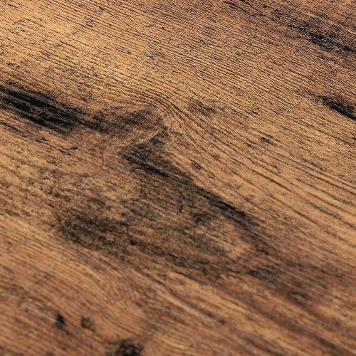 Skobænk med opbevaring – VASAGLE, 2 hylder, 73 × 30 × 45 cm, industrielt look, rustik brun/sort