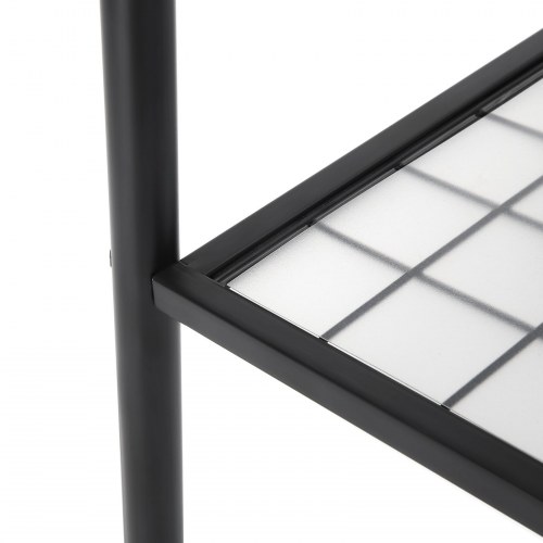 Tøjstativ – SONGMICS, stål, med bøjlestang og bundhylde, 92,5 × 33,5 × 153 cm, mat sort (HSR23BK)