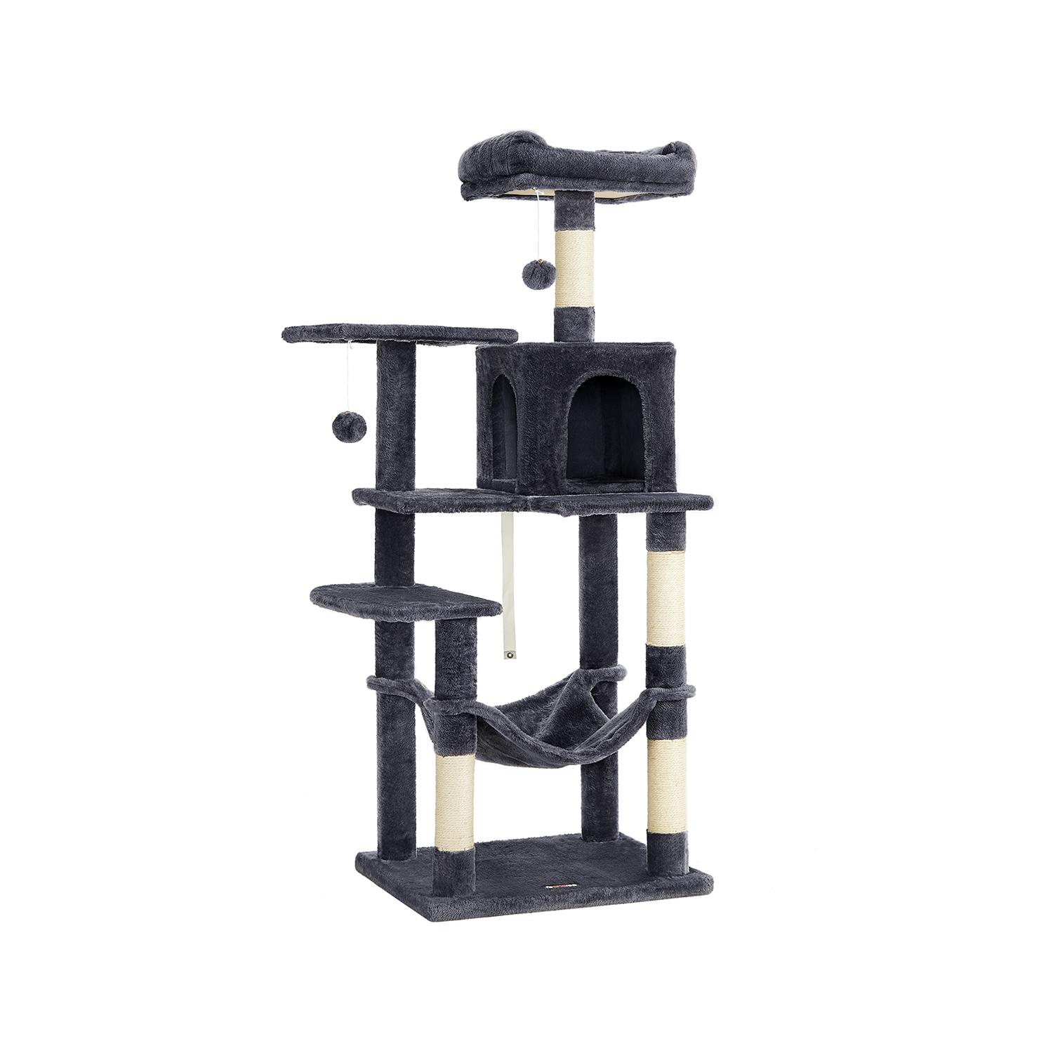 Klatretræ til kat – FEANDREA Multi-Level PCT161G01, røggrå