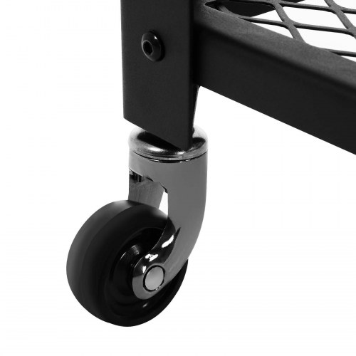 Rullebord til køkken og stue – VASAGLE industrielt serveringsbord, rustik brun