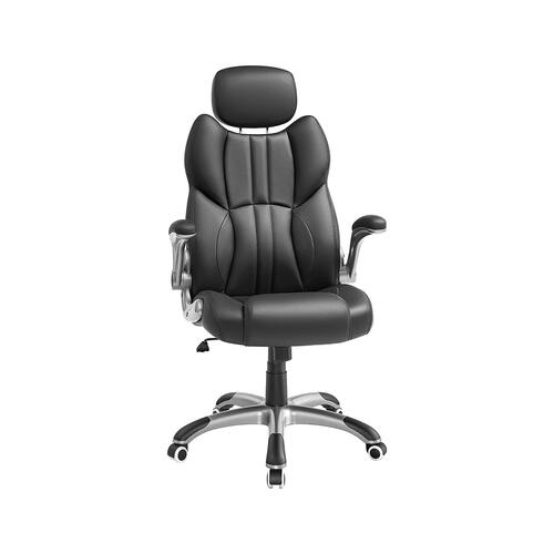 Kontorstol med høj ryg – SONGMICS Office Racing Chair, sort (OBG65BK)