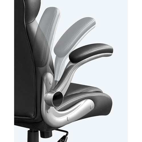 Kontorstol med høj ryg – SONGMICS Office Racing Chair, sort (OBG65BK)