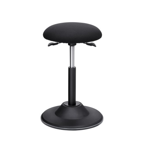Ergonomisk balancestol aktiv siddestol, højdejusterbar 50–70 cm, 360° drej, sort (OSC01BK)
