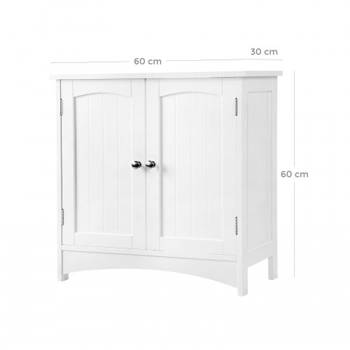 Underskab til vask underskabsopbevaring, 60 × 30 × 60 cm, hvid