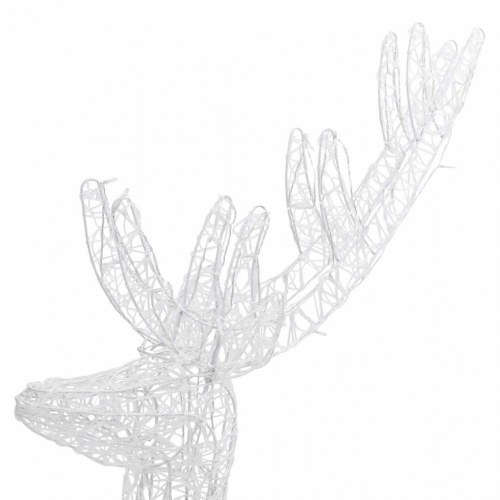 Julerensdyr XXL 180 cm 250 LED'er akryl kold hvid