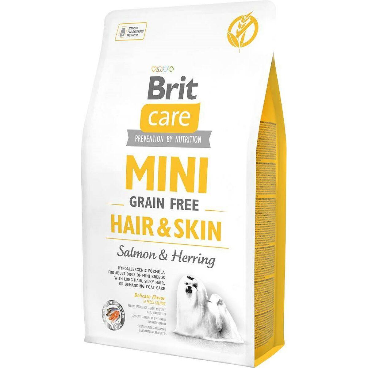 Brit Care Mini Hair & Skin hundefoder - laks & sild, 2 kg