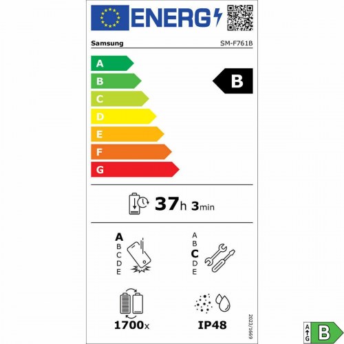 Samsung Galaxy Z Flip7 FE 6,7"/3,4" 8 GB 256 GB - Sort