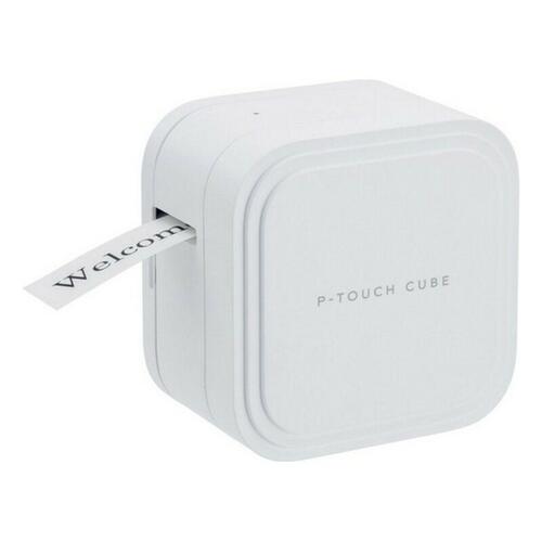 Etiketprinter Brother P-Touch Cube PTP910BT, Bluetooth, 360 ppp, hvid