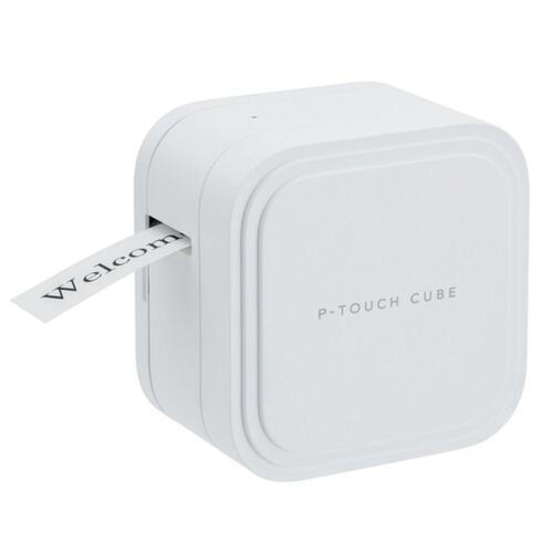 Etiketprinter Brother P-Touch Cube PTP910BT, Bluetooth, 360 ppp, hvid
