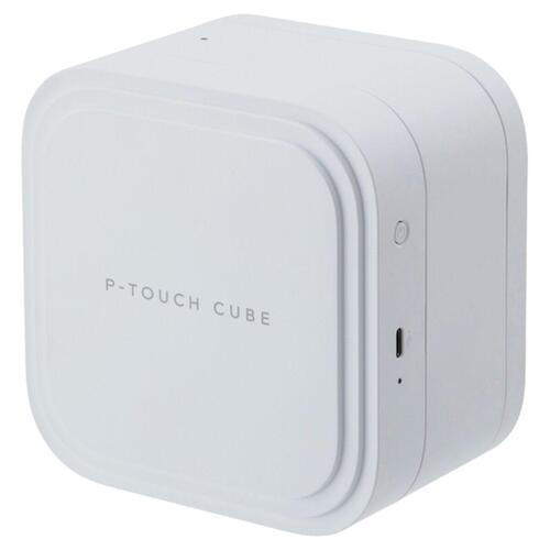 Etiketprinter Brother P-Touch Cube PTP910BT, Bluetooth, 360 ppp, hvid