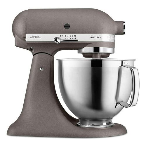 Køkkenmaskine KitchenAid Artisan 5KSM185PSEGR - grå, 300 W, 4,8 l