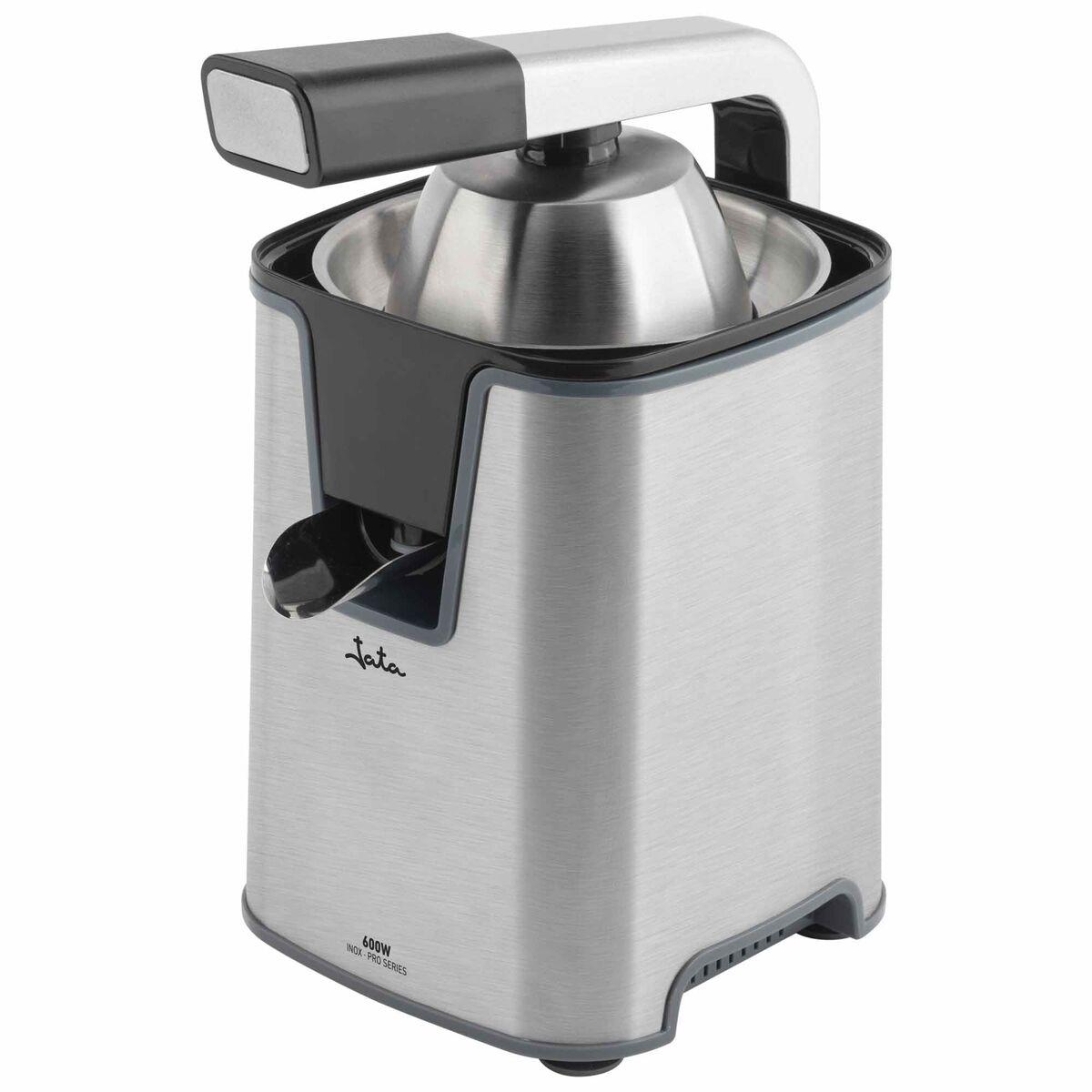 JATA JEEX1155 elektrisk citruspresser - 600 W, rustfrit stål, sort/grå