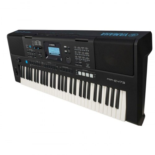 Keyboard synthesizer Yamaha PSR-E473 - 61 tangenter, sort