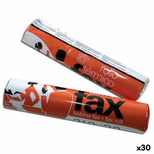 Termisk papirrulle Fabrisa 210 mm x 15 m til fax - 30 stk.