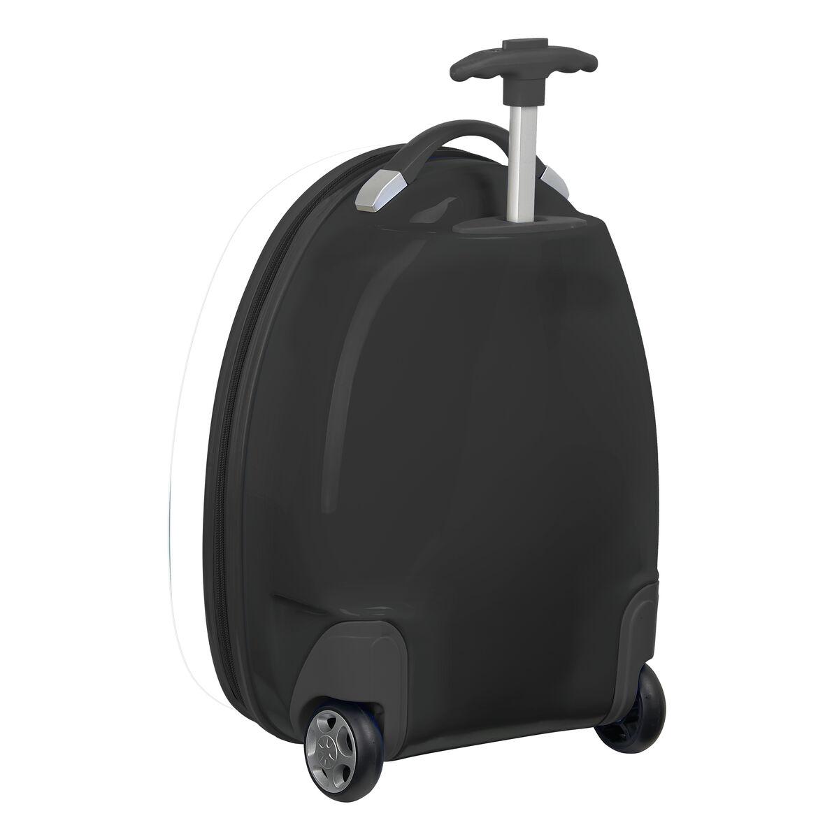 Børnekuffert håndbagage Safta - 28 × 43 × 23 cm, 23 l, hvid