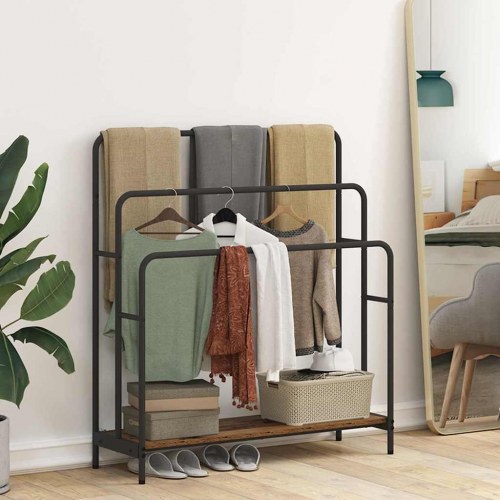 Tøjstativ Gammelt træ 90 x 30 x 100.5 cm Konstrueret træ