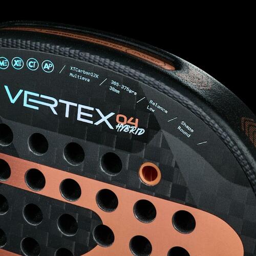 Padel bat Bullpadel Vertex 04 Hybrid 2025 - Titanium