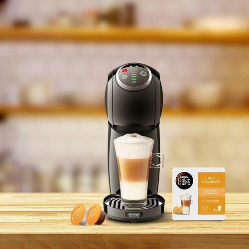 Kapsel kaffemaskine DeLonghi Genio S Plus - sort