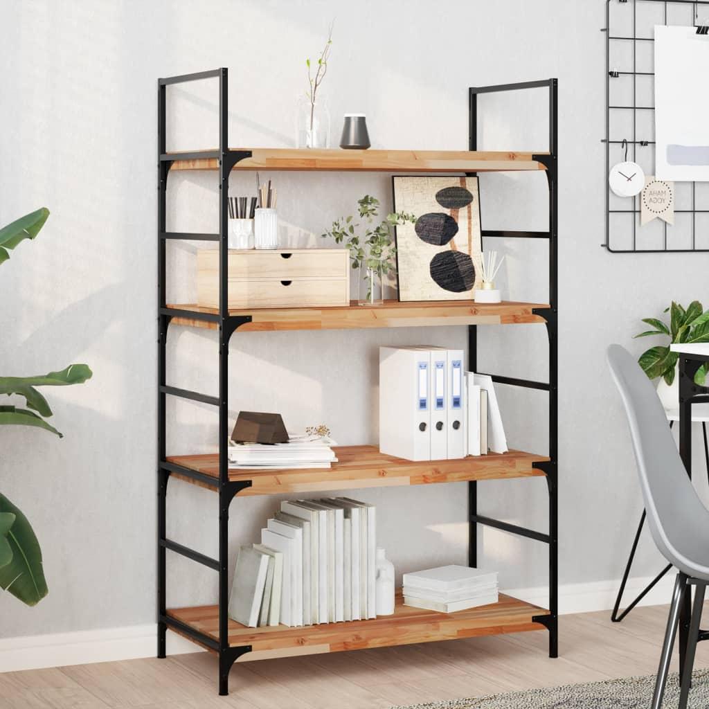 Væghylder 2 stk. 80x40x4 cm oliebehandlet massivt akacietræ
