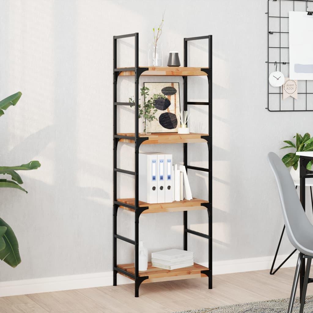 Væghylder 4 stk. 60x30x4 cm oliebehandlet massivt akacietræ