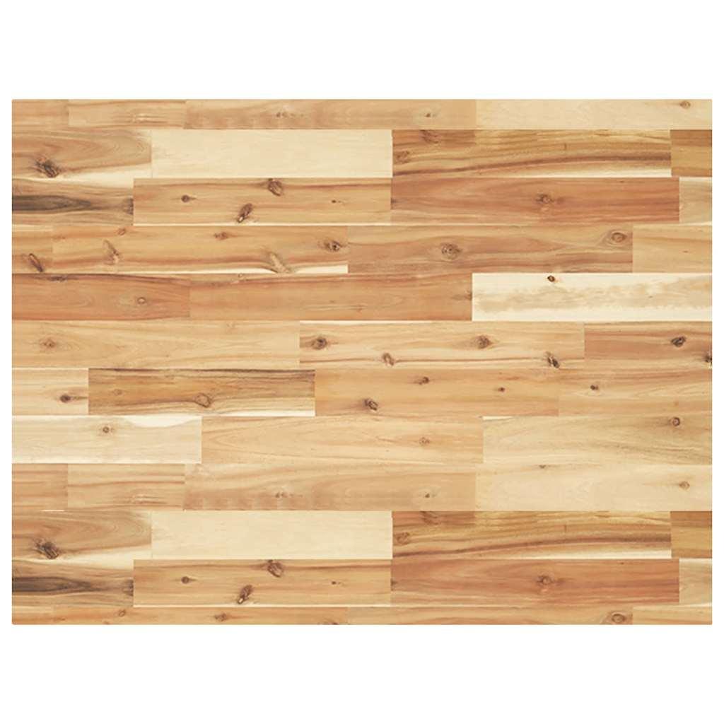 Bordplade til skrivebord 100×60×4 cm - massivt akacietræ, olieret