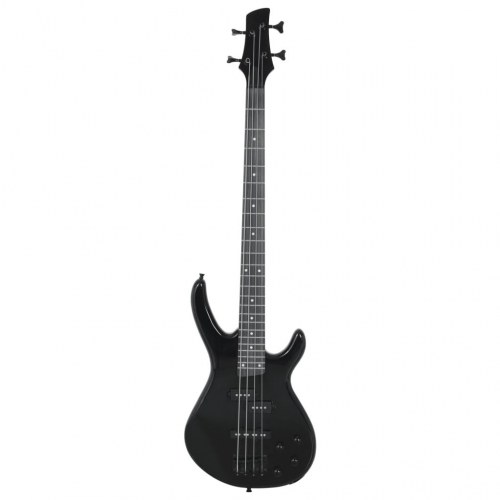 Elektrisk basguitar til begyndere inkl. taske 4/4 46" sort