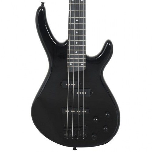 Elektrisk basguitar til begyndere inkl. taske 4/4 46" sort
