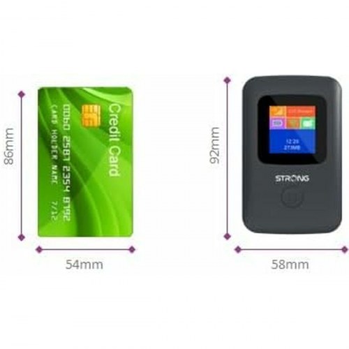 Mobilt WiFi hotspot STRONG 4GMIFI150D - sort