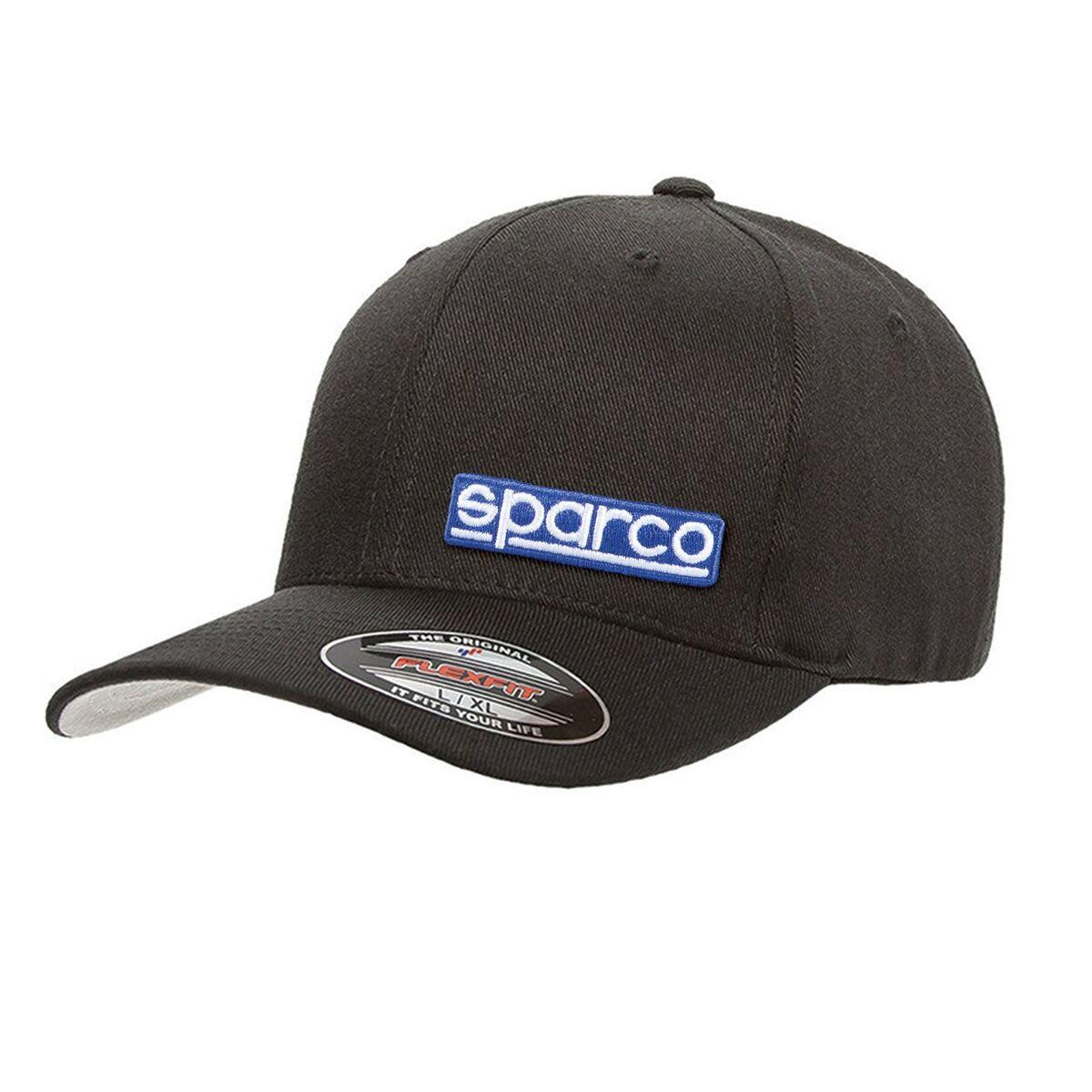 Kasket Sparco Flexfit - sort L/XL