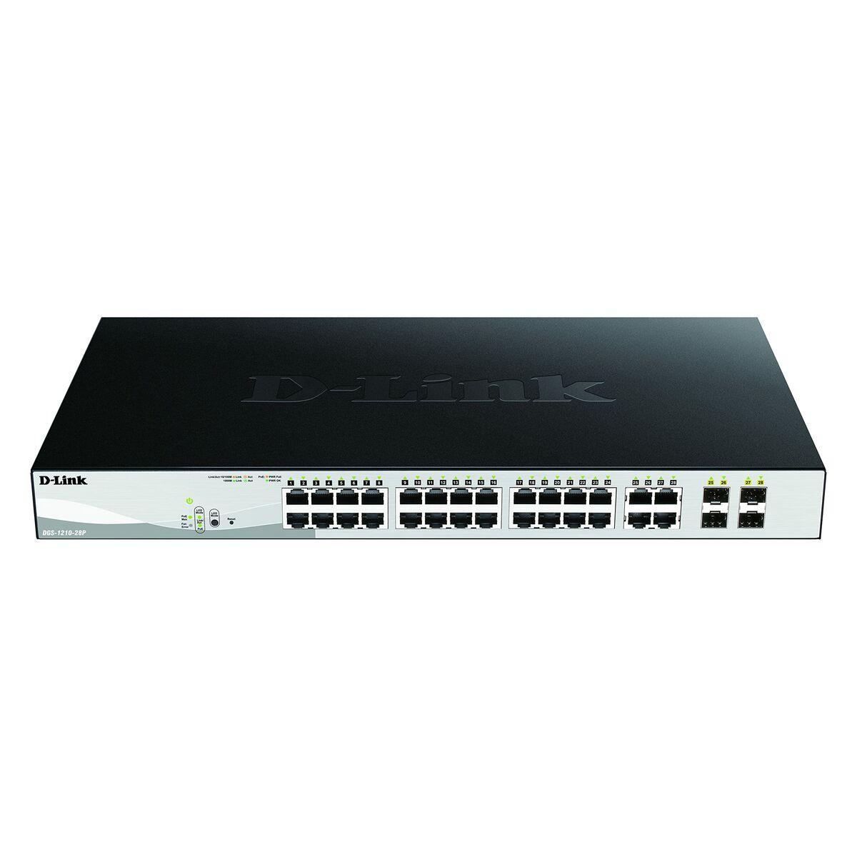 D-Link DGS-1210-28 28-Port Gigabit PoE Smart+ Managed Switch
