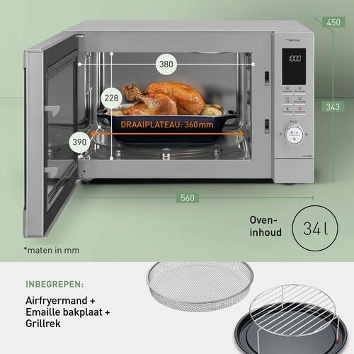 Mikrobølgeovn med grill Panasonic