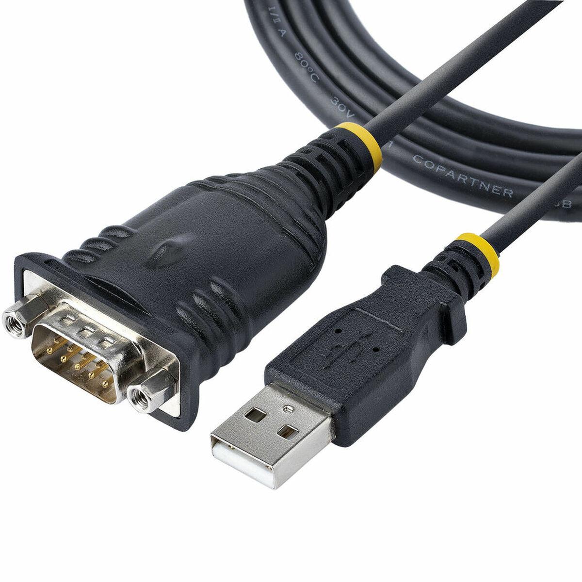 Startech USB til serieport-kabel (USB 2.0 til DB9), sort