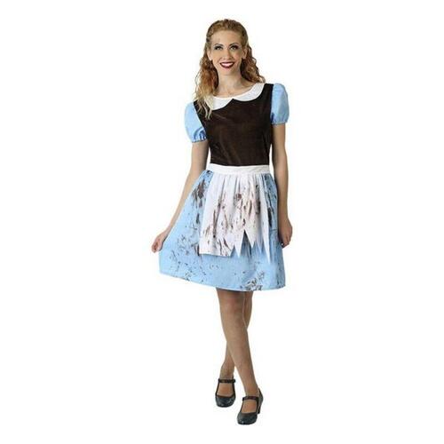 Kostume til voksne Alice Halloween Hushjælp XS/S
