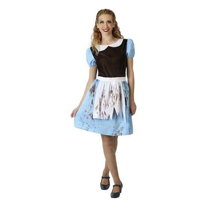 Kostume til voksne Alice Halloween Hushjælp XS/S