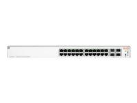 Netværksswitch HPE Aruba Instant On 1930 24-ports Gigabit PoE+ med 4 SFP/SFP+ (370 W)