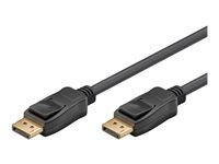 DisplayPort kabel 3 m – Goobay, han til han, 1.2, sort