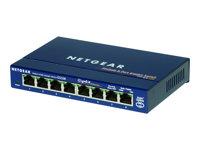 Gigabit switch NETGEAR GS108 - 8 porte, desktop billede