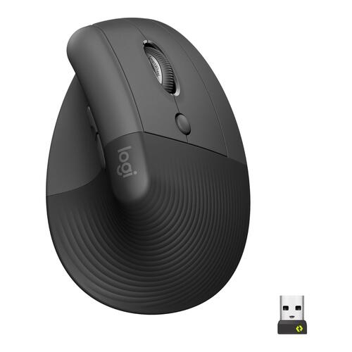 Ergonomisk vertikal mus – Logitech Lift, trådløs, sort